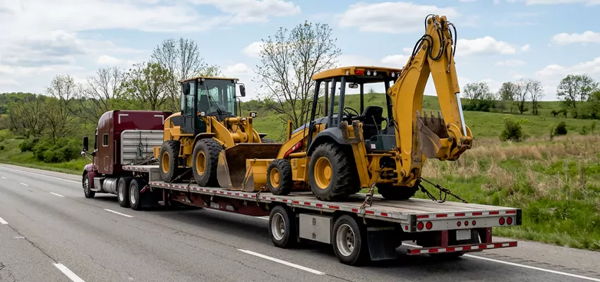 Loader and Backhoe Tractors Transport Hawaii